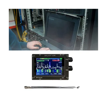 3,5-дюймовый Сенсорный Экран Malachite SDR Pro Radio 50 кГц-2 ГГЦ Полнодиапазонный Авиационный DSP SDR Приемник с Антенной