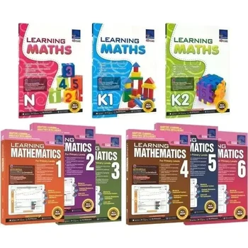 3books SAP Learning Mathematics Book Класс N-6 / Книга для изучения математики в детском саду Сингапурский учебник математики для начальной школы