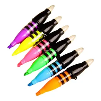 6 штук маркеров с наконечником Канцелярские и школьные принадлежности Ручка для рисования Прямая поставка