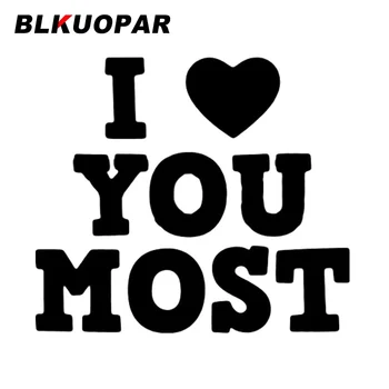 BLKUOPAR Я люблю тебя больше всего на свете, забавные наклейки на автомобиль, наклейка на окклюзию, креативное украшение автомобильных аксессуаров для кондиционера