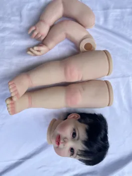 FBBD Индивидуальные Ограниченные поставки 28-дюймовая версия Reborn baby Bonnie Boy, стоящий комплект для росписи деталей своими руками с тканевым корпусом, реальные фотографии