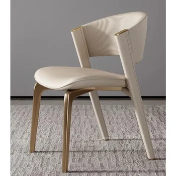 Высококачественные обеденные стулья CC, модные дизайнерские ресторанные стулья со спинкой, легкие роскошные бытовые интернет-магазины из нержавеющей стали cele