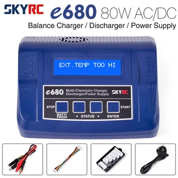 Зарядное устройство SKYRC e680 Мощностью 80 Вт AC/ DC Балансное зарядное устройство-разрядник Источник питания для аккумулятора LiPo 1-6 s