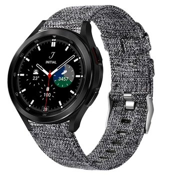 Мягкий Нейлоновый Браслет для Samsung Galaxy Watch4 Classic 46мм 42мм Ремешок 20мм 22мм Браслет для Galaxy Watch 4 44мм 40мм Ремешок