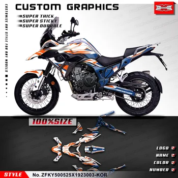 Наклейка на мотоцикл с графикой Кунг-фу для KOVE 500X 525X ADV ZF500X ZF525X Adventure 2019 2020 2021 2022 2023, ZFKY500525X1923003-RU