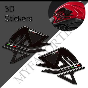 Новые наклейки на бак мотоцикла Monster 950, защитные Наколенники, наклейки для Ducati MONSTER 950 2021 2022, Комплект 3D-наклеек на газ, мазут, мазут.