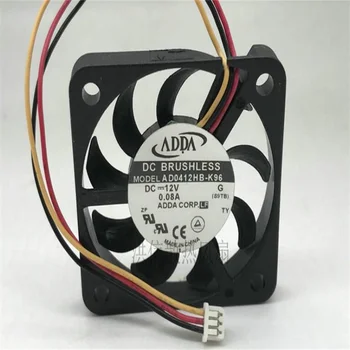 Оптовый вентилятор: ADDA AD0412HB-K96 4006 DC12V 0.08A трехпроводной бесшумный ультратонкий компьютерный вентилятор 4 см