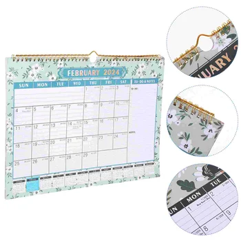 Подвесной календарь планирования домашнего хозяйства, ежедневный ежемесячный настенный календарь, офисный настенный календарь