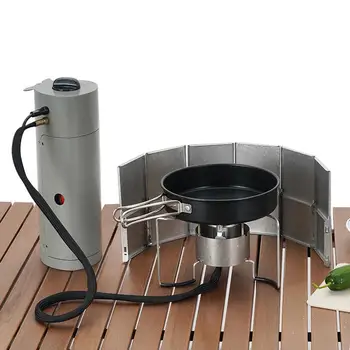 Портативная плита для пикника, складная ветрозащитная кассетная печь высокой мощности, кассетная печь, складная мини-плита для кемпинга, пикника