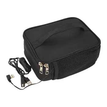 Портативная сумка для ланча с подогревом, Электрический Подогреватель сумки для ланча, сумка для согревания ланча для офиса, сумка для обогрева на открытом воздухе с USB-кабелем