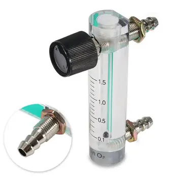 Расходомер LZB-6M Регулируемый Расходомер воздуха и газа 0-1,5 Л/мин с Регулирующим клапаном для измерения Регулирующего Расхода газа