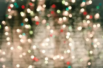 Рождественские интерьеры, украшение Санта-Клаусом, фонари для фотосъемки в стиле боке, компьютерная печать, фон для вечеринки