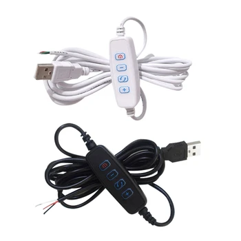 Светодиодный диммер постоянного тока 5 В, USB-порт, линии питания с адаптером включения / выключения
