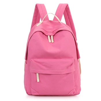 Симпатичный однотонный рюкзак, холщовые дорожные рюкзаки для занятий спортом, женские школьные сумки для студентов, рюкзак для повседневного отдыха