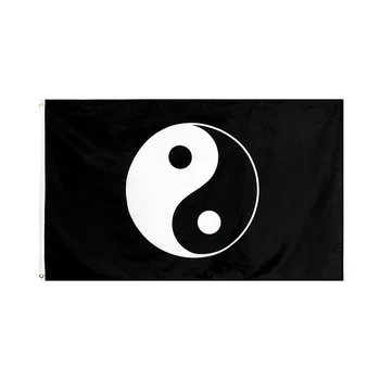 Сянъин Подвесной флаг 90x150 см Инь-Ян Иньян Мир Дао даосизм Инь-Ян для украшения
